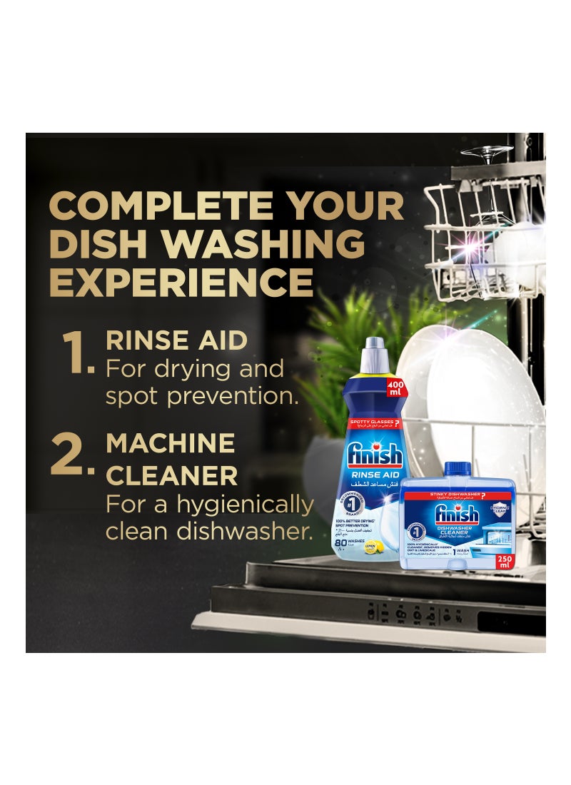 Finish Powerball Ultimate All in One Dishwasher Tablets Lemon Sparkle Scent 48 Tabs - Image 4